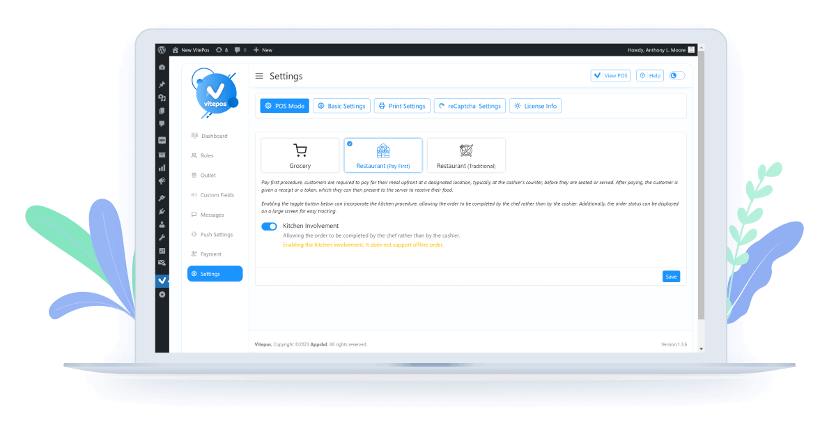 Restaurant(pay first)