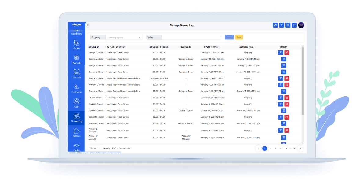 Close Any Drawer Option