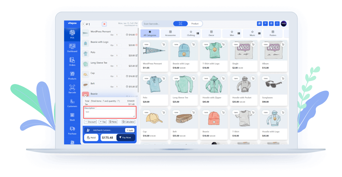 Custome Field on Cart  and Inovice